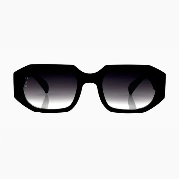 nwt OTRA rectangle Sunglasses Otra Eyewear Frankie Black Rectangle Sunglasses | Beginning  main image 2